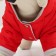 Winter overalls for animals, 3xl (DS 33-35, Osh 35-37, OG 44-48 cm), red