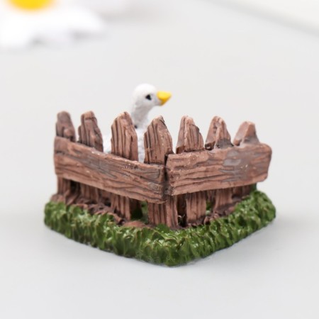 Figure for Florarium Polystone "Duck in the Garden" 4x4x3 cm-2