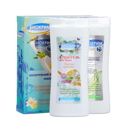 Gift set Female Biocream Shampoo, 250 ml + shower gel, 250 ml