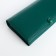 Women's wallet on magnets, green color