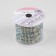 Rhound rhinestones, with holography, width - 7 mm, 4.5 ± 0.5 m, silver color