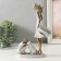 Polystone souvenir "Mom and son on a walk with a dog" 16x7.5x24 cm