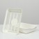 Toilet with a grid, 35.5x26x7 cm, white