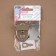 Bag Fraille, 3.8 × 5 cm, pearl silver color