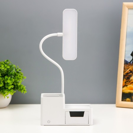 Extra table lamp LED 3W USB AKB White 16x11x30 cm Risalux-6