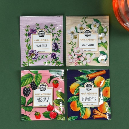 A dad’s tea set: weighty tea 40 g (2 pcs. X 20 g), tea in bags 21.6 (12 pcs. X 1.8 g).-3