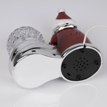 Light device "Santa Claus with a ball" 10 cm, glow RGB, 220 V-3