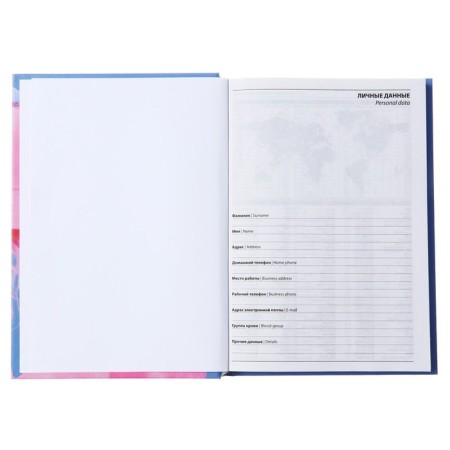 The diary of a low -up A5 160 sheets, cardboard 7BC, matte lamination, selective varnish, Beauty and Shine-3