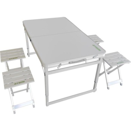Tourist set of ATEMI ATS-450 (ALU) table and 4 stools
