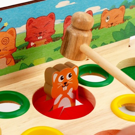 Children's developing game Pound "Catch the Gopher" 32 × 20 × 4.5 cm-5