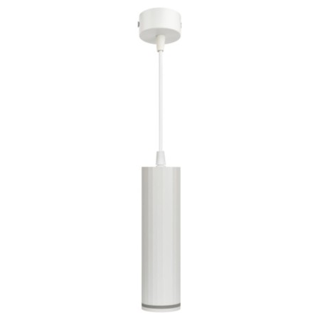 Suspension lamp PL19 WH MR16 GU10 Ceiling cylinder, white color-3