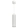 Suspension lamp PL19 WH MR16 GU10 Ceiling cylinder, white color
