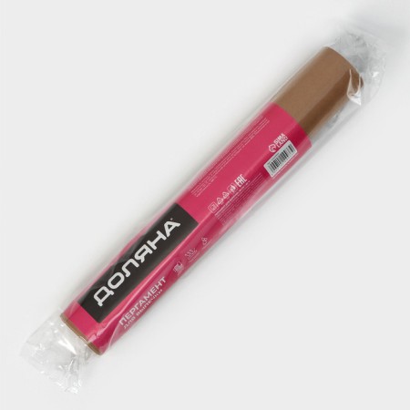Parchment Siliconized Dolyana, 38 cm x 50 m, brown, fat -resistant-2
