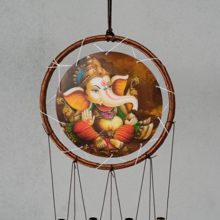 Wind Music Metal "Ganesha: Wisdom and Blessing" 4 tubes 1.8x16x57 cm-2
