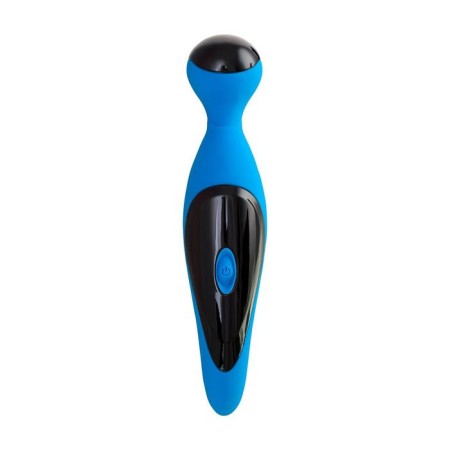 Vibroostimulator L’Eroina by Toyfa Cosmy, 7 modes, silicone, blue color, 18.3 cm, d = 3.6 cm-2
