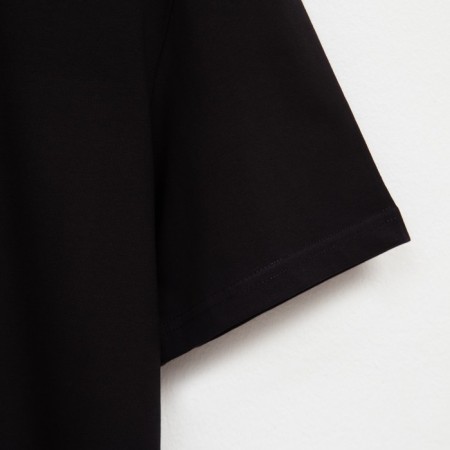 Menku Minaku T-shirt with a proprietary print Black color, rr 56-9