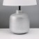 Table lamp "Coca" 1x40W E27 silver 25x25x38, 5cm