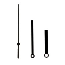 A set of 3 arrows for 50/70/77 mm clock, packing 10 pcs, black