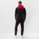Male costume (sweatshirt/pants), black/red color, size 46 (m)