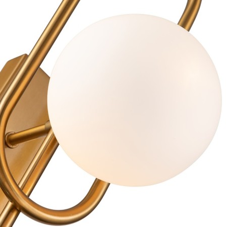 Bra Indigo, 11015/2W Brass. 2x25W, G9, 230x120x475 mm, matte white color-3