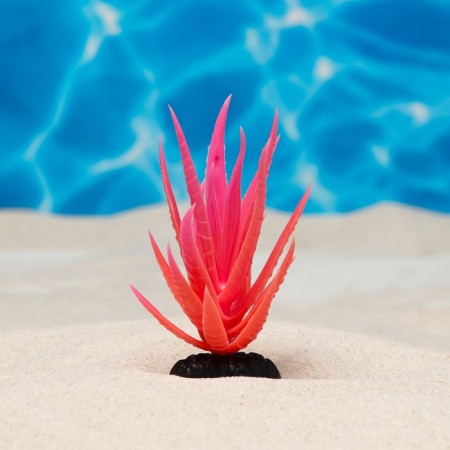 The artificial aquarium, luminous plant, 10 cm, red