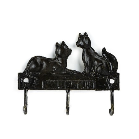The key a wall -mounted "Happiness in the house", cats, 9.4 x 6.1 cm-3