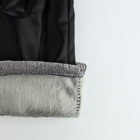 Gloves are male, dimensionless, without insulation, black color-3
