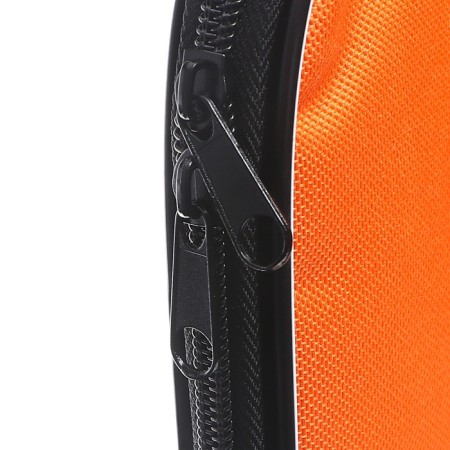 Folder with handles textile A4, 350 x 270 x 20 mm, calligrata "office", nylon 600D, two -tone Kant, orange-7