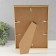 Photo frame plastic LIDA 21x30 cm gold