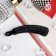 Banana for hair "Scarlet" Classic, 11 cm, black
