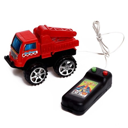 The Stroytechnics machine, at remote control, works from batteries, mix-6