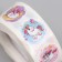 Stick Paper "Dreamy Unicorn" d = 2.5 cm 500 pcs in a roll 3x6.5x6.5 cm