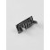 Mounts for handles for a bag of 2pcs 3*1.3*1.3 cm per puncture metal silver au