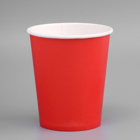 Paper glass "red" 250 ml, diameter 80 mm