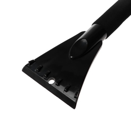 Brush STRICOM TORSO, 69-88 cm, with a scraper, telescopic, soft handle, gray-2