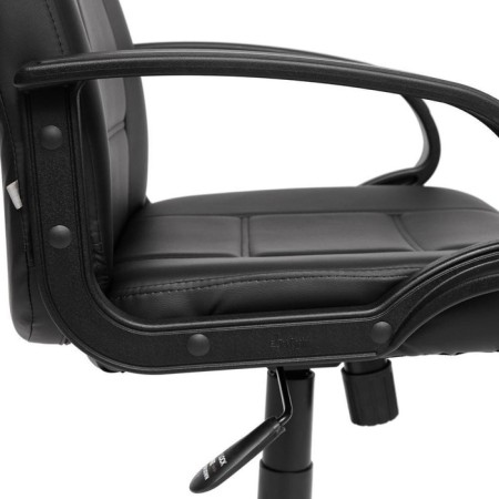 Armchair CH747 Eco-leather, black 36-6-10
