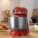 Mixer KitFort KT-3469, stationary, 300 watts, 3 l, 6 speeds, red