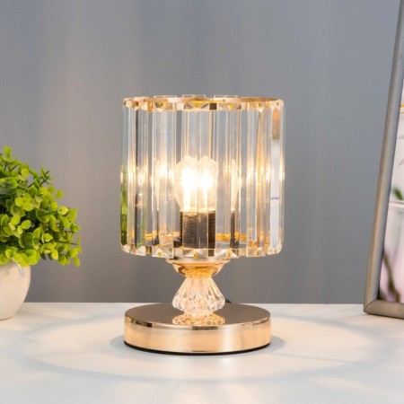 Table lamp 16225/1GD E27 40W gold 13.5x13.5x19 cm Risalux-1