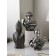 Set of figures "Woman Warrior", polystone, 42 cm, silver color