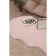 Plush mat Sofi de Marko, size 80x120 cm, light pink color