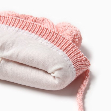Children's hat minku rr 46-48, pale pink color-1