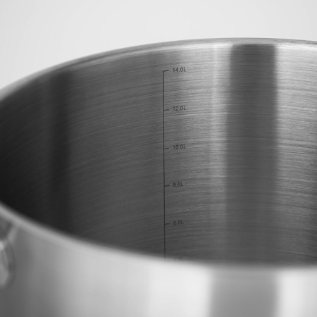 Poster "General catering", 15 l, d = 30 cm, h = 22 cm, metal cover, induction, with a heat distribution layer-4