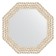 Mirror in the baguette frame, pearl dunes 89 mm, 67x67 cm