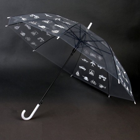 Children's umbrella "Travel" transparent, d = 90cm-4