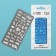 Stamping disk Metal "hieroglyphs", 12 × 6 cm