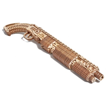 Mechanical wooden team model Wood Trick SG-12 ShotGun shotgun-4