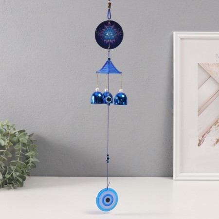Wind Music Metal from the evil eye "All -Seeing Eye" 3 bells 45 cm
