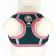 Sport+, XS kit, leash 120 x 1.5 cm, Osh 37-39 cm, og 41-46 cm, pink-black