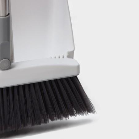Raccoon cleaning set, 2 items: brush 26 × 94 cm, scoop 27 × 25 × 88 cm, white color-6
