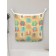 Organizer in a bath on suction cups “Bright elephants”, for storing toys and little things, size 33x39 cm